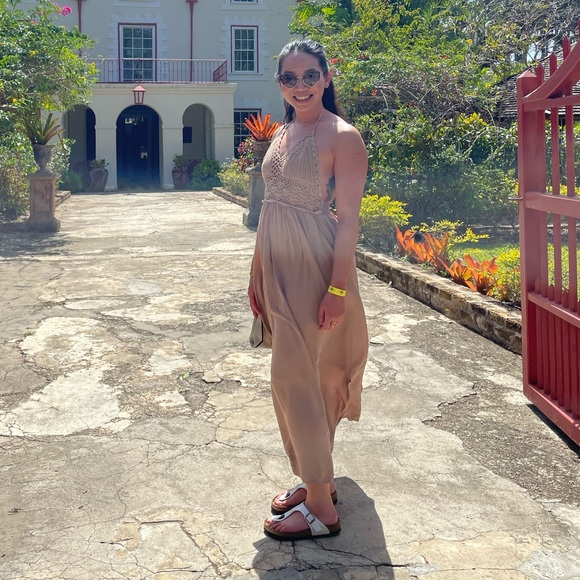 Crochet top halter maxi dress - Picture 2 of 3